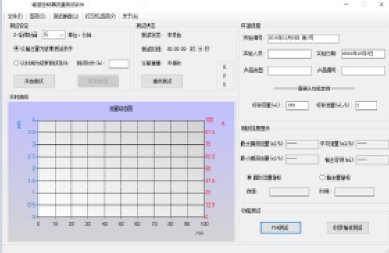 ICF-S100輸液控制器流量測試軟件